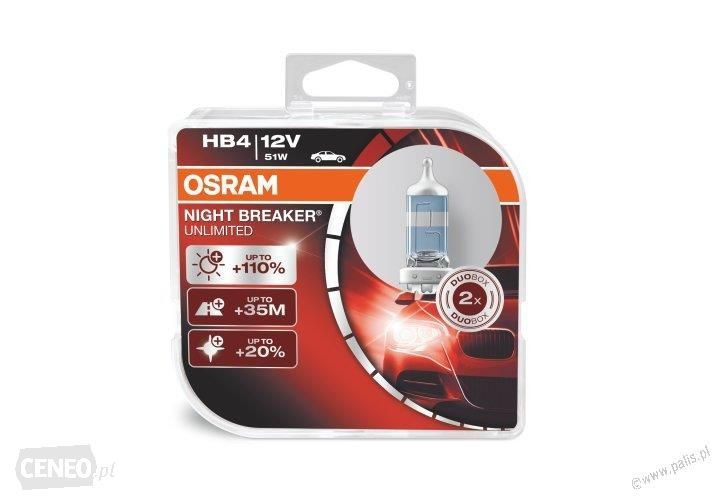 HB4 Osram Night Breaker Unlimited 12V к-т 2бр 